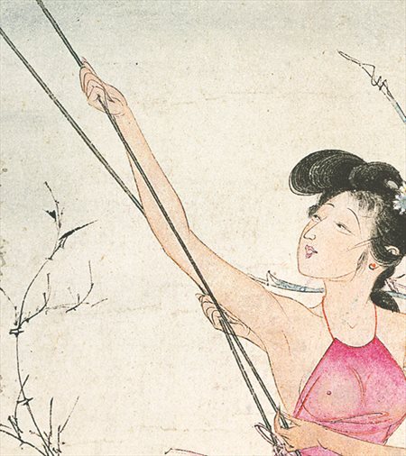 宝兴县-胡也佛的仕女画和最知名的金瓶梅秘戏图